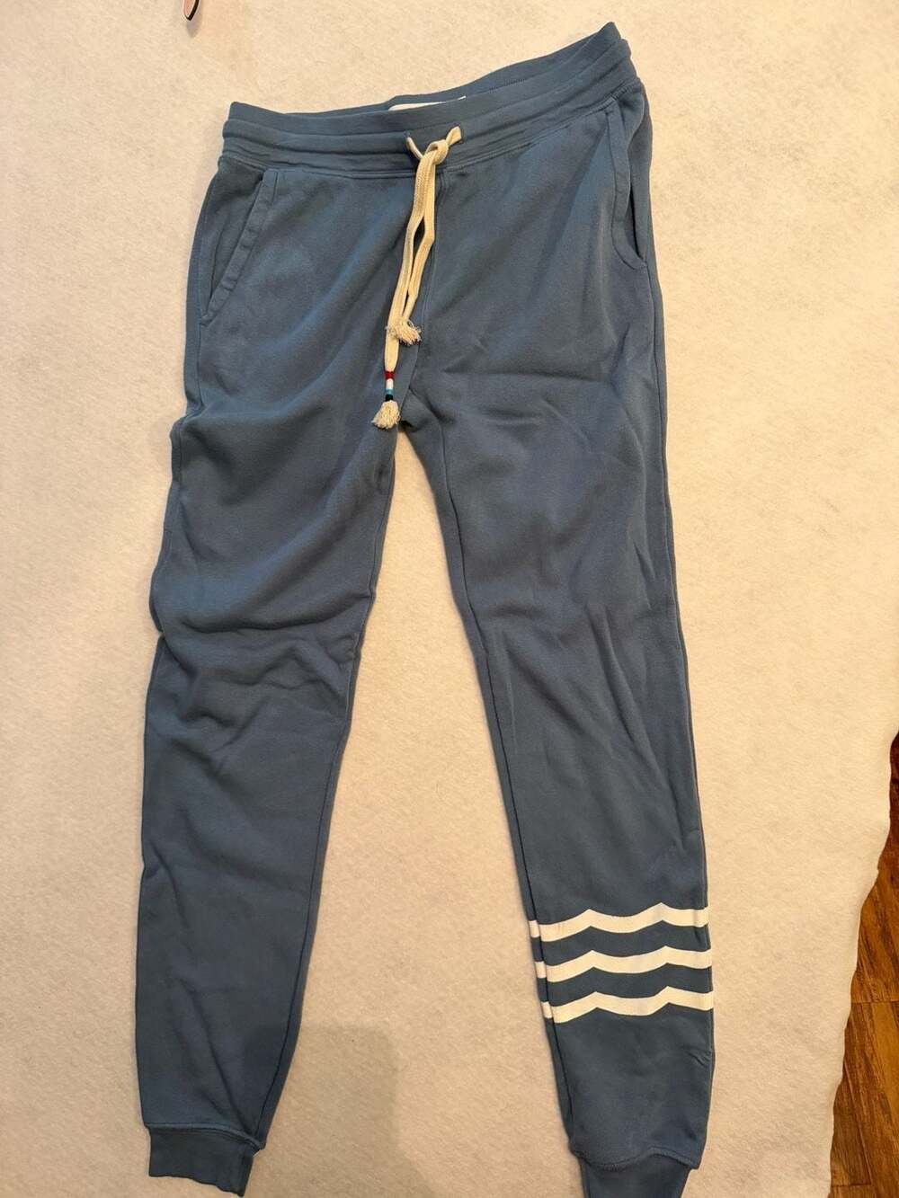 Sol Angeles Waves Jogger Sweatpants Blue Size S